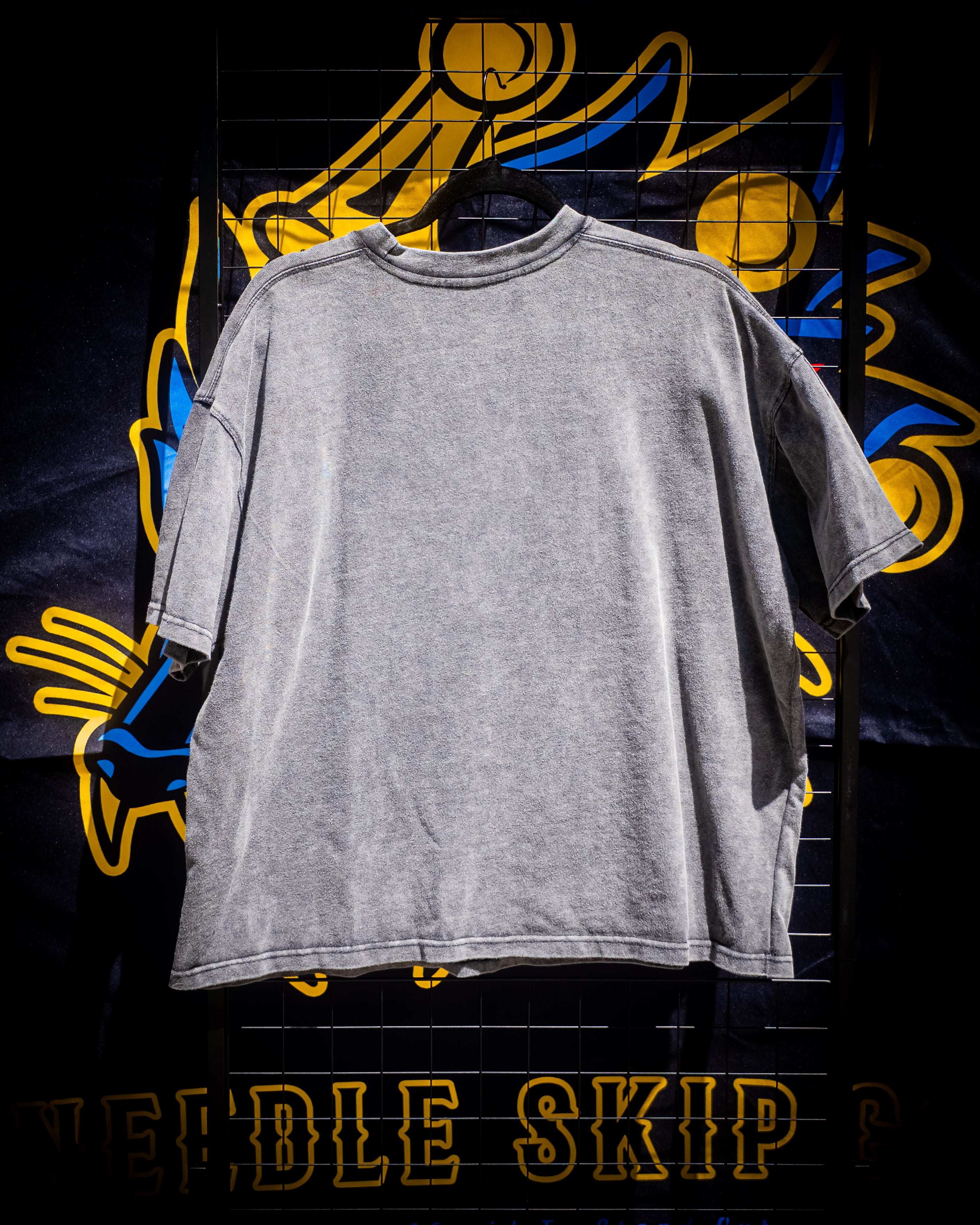 The General Box Fit Acid Wash Tee
