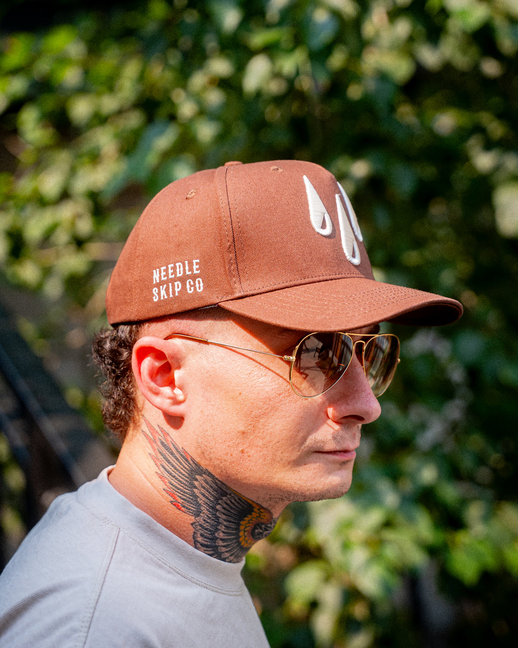 3 Drops Signature Snapback - Dark Brown