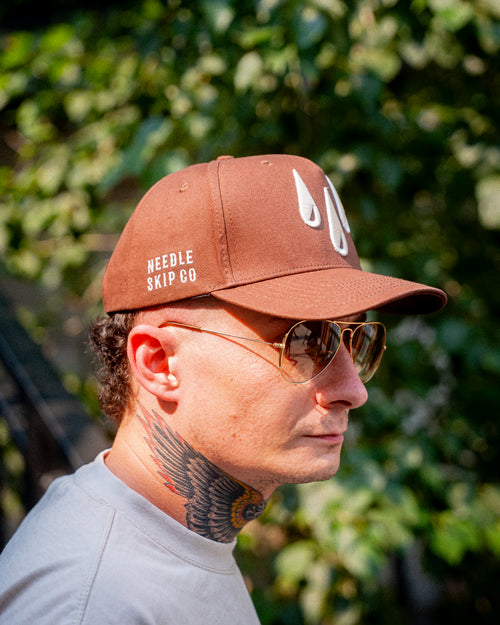 3 Drops Signature Snapback - Dark Brown